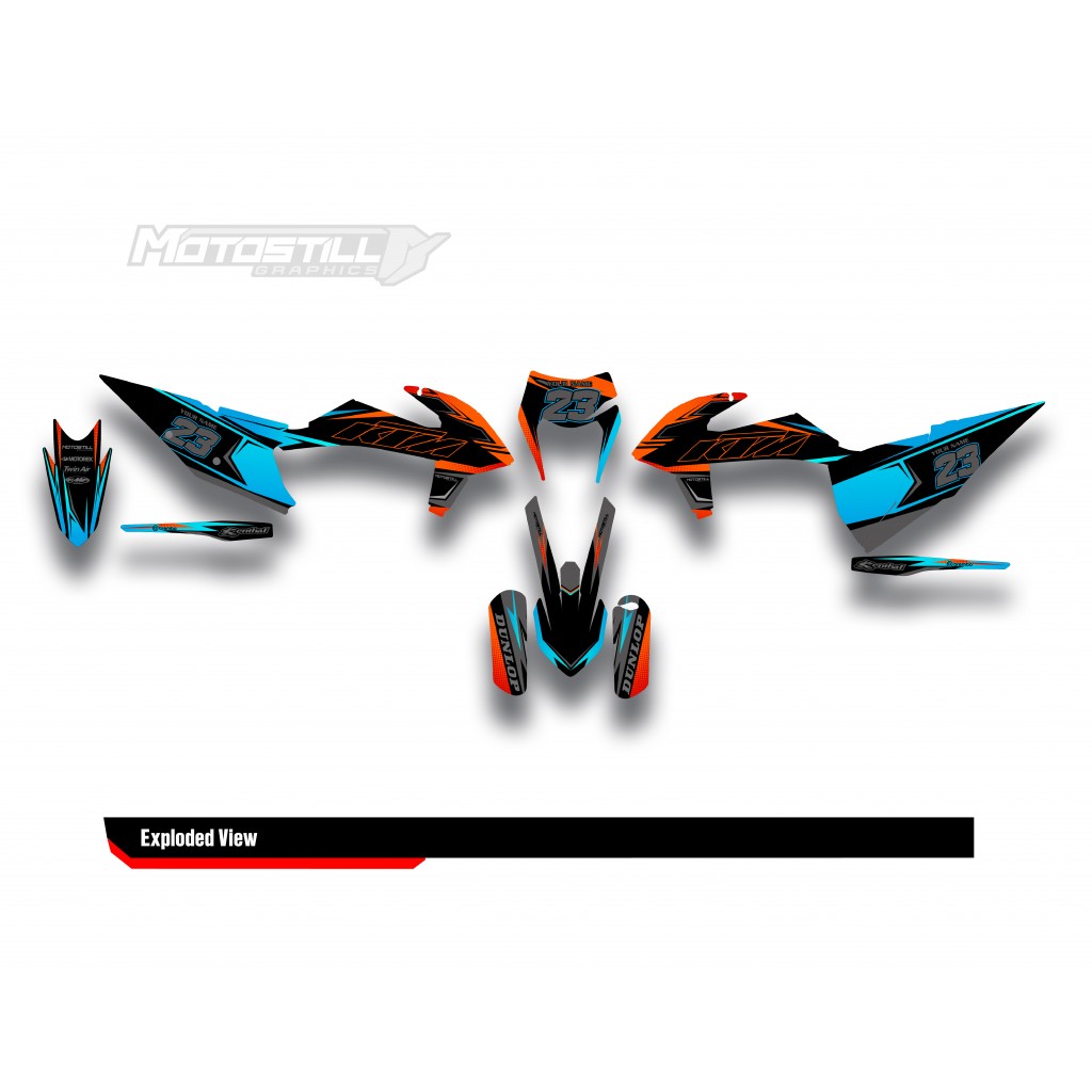 KTM  EXC / XC / SX / SM GRAPHIC STICKER KIT