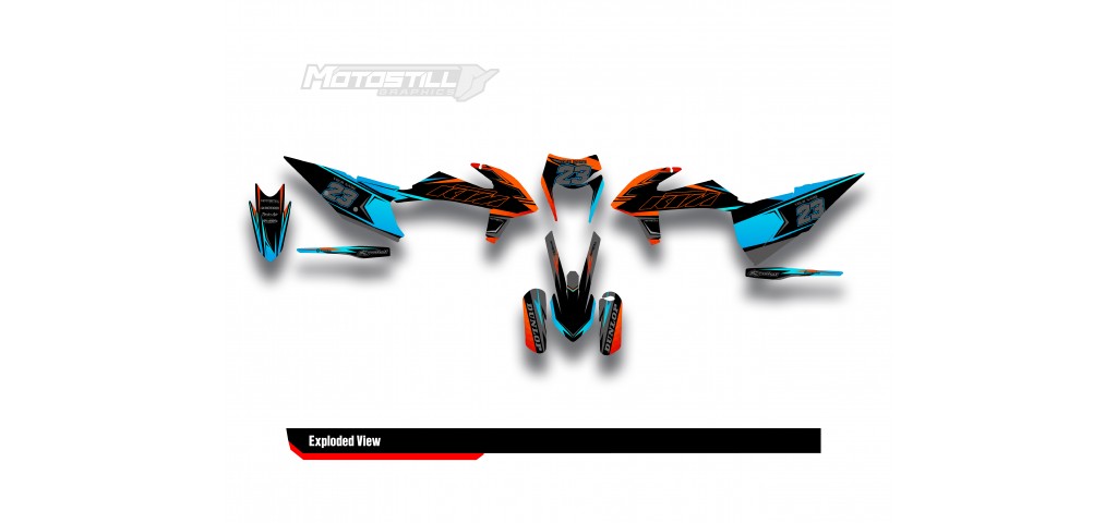 KTM  EXC / XC / SX / SM GRAPHIC STICKER KIT