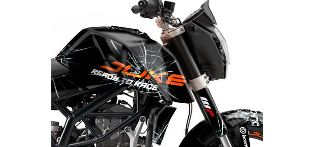 KTM DUKE 125 - 200 - 250 - 390 / 2011 - 2016 GRAPHIC SET - DECAL KIT 