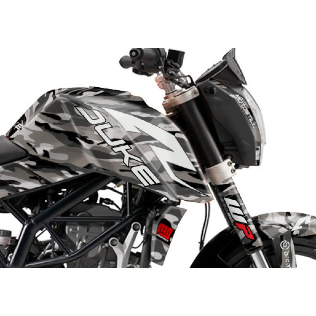 KTM DUKE 125 - 200 - 250 - 390 / 2011 - 2016 GRAPHIC SET - DECAL KIT 