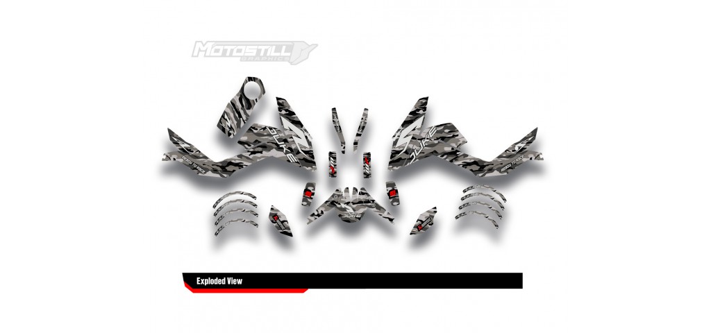 KTM DUKE 125 - 200 - 250 - 390 / 2011 - 2016 GRAPHIC STICKER SET - DECAL KIT 