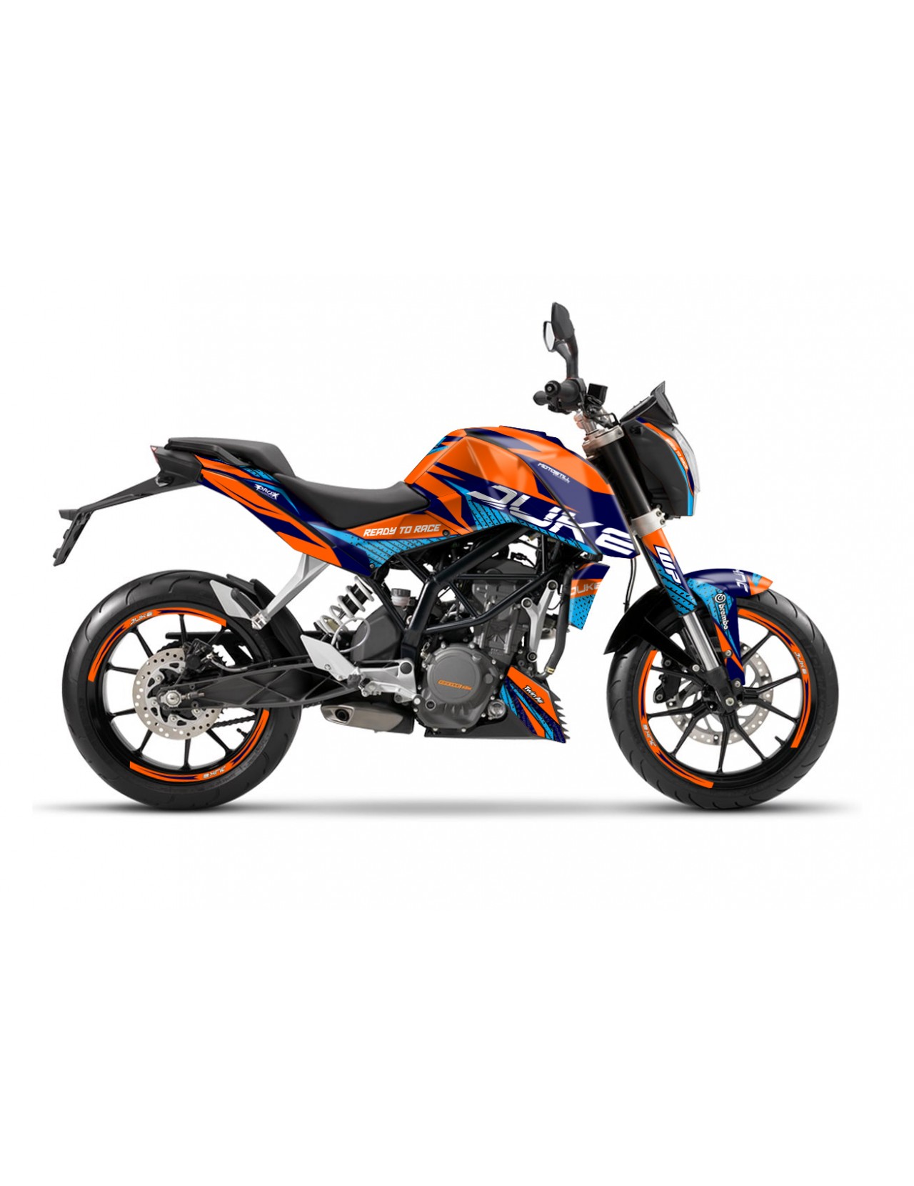 ktm duke 125 decals