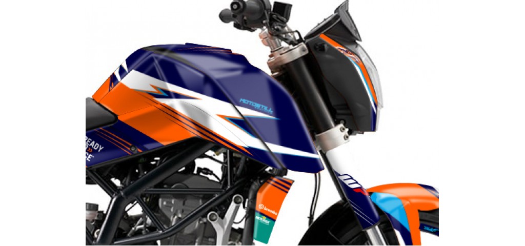 KTM DUKE 125 - 200 - 250 - 390 / 2011 - 2016 GRAPHIC SET - DECAL KIT 