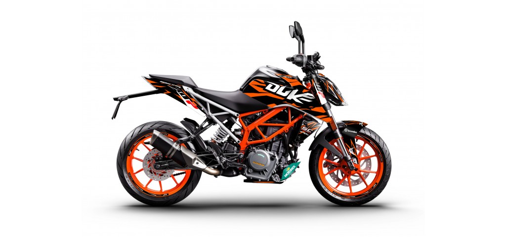 KTM DUKE 125-200-250-390 / 2017-2022 GRAPHIC STICKER SET - DECAL KIT 