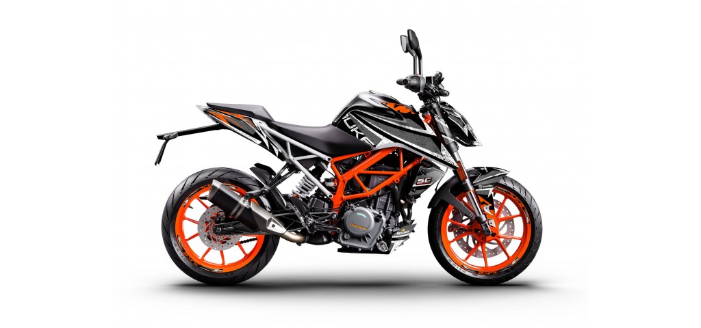KTM DUKE 125-200-250-390 / 2017-2022 GRAPHIC STICKER SET - DECAL KIT 