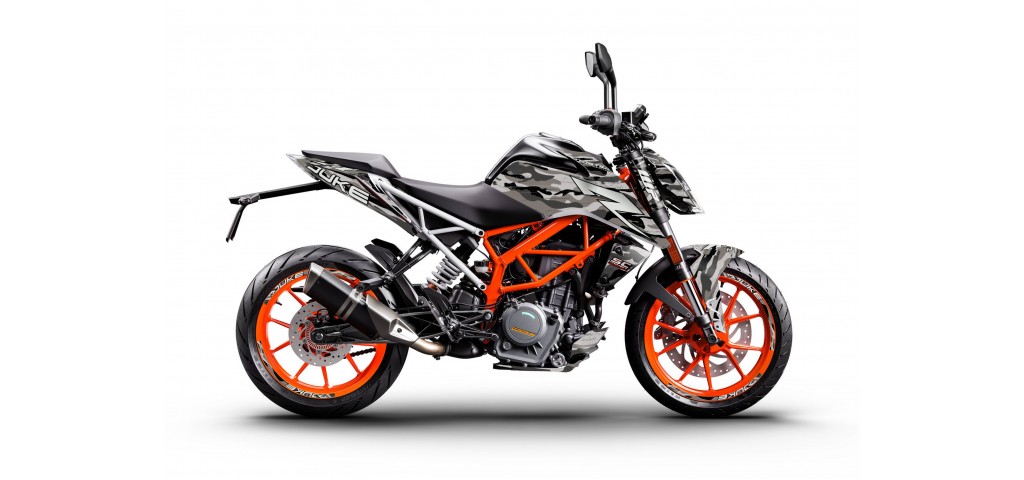 KTM DUKE 125-200-250-390 / 2017-2022 GRAPHIC STICKER SET - DECAL KIT 