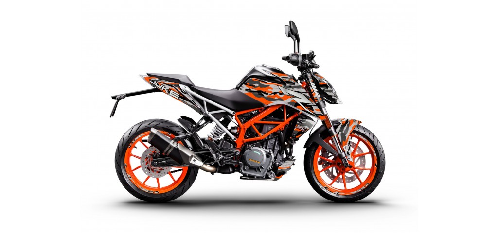 KTM DUKE 125-200-250-390 / 2017-2022 GRAPHIC STICKER SET - DECAL KIT 
