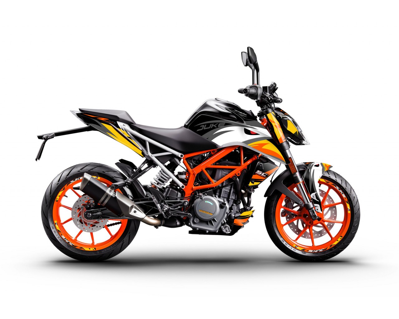 KTM DUKE 125-200-250-390 / 2017-2022 GRAPHIC STICKER SET - DECAL KIT 