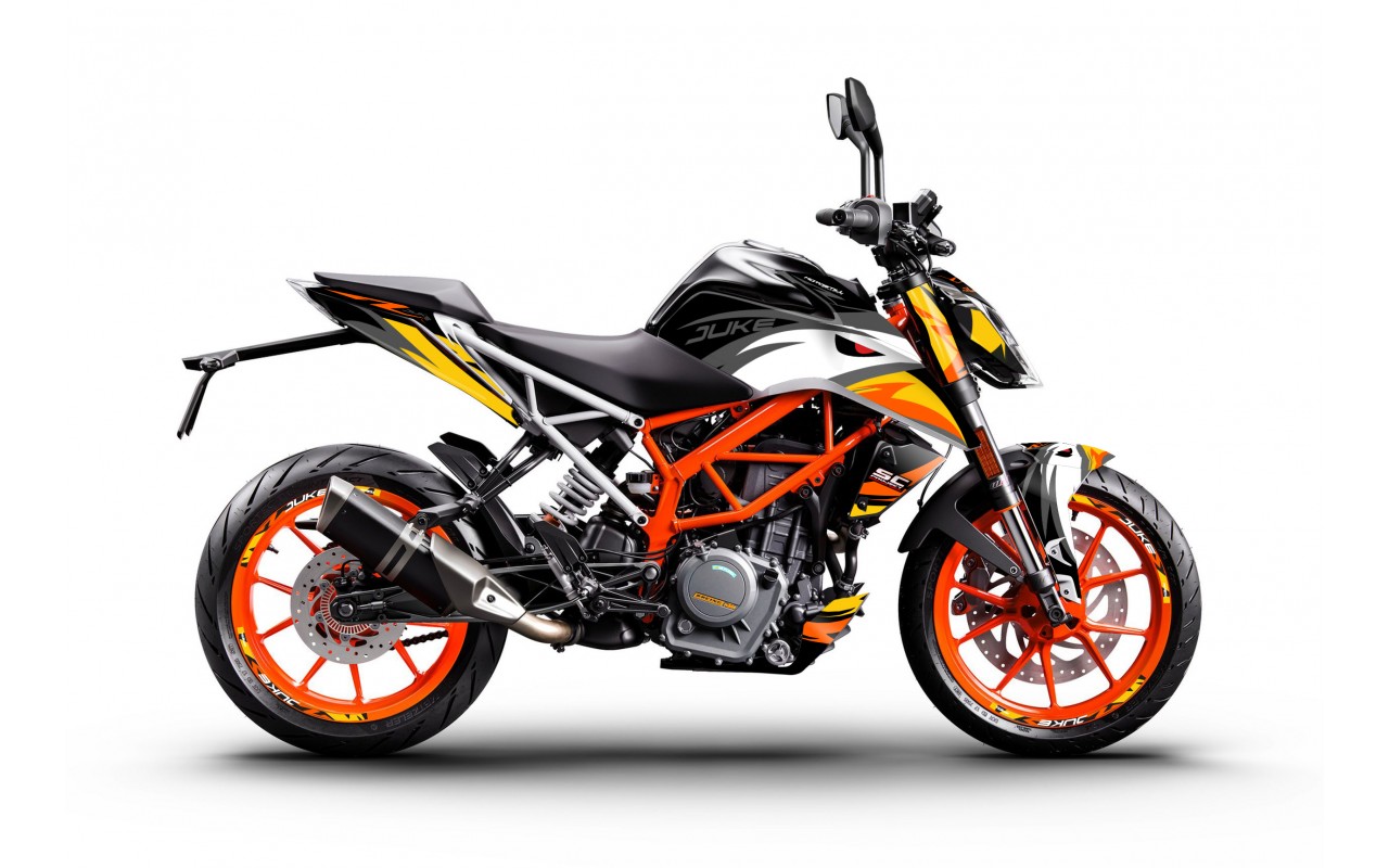 KTM DUKE 125-200-250-390 / 2017-2022 GRAPHIC STICKER SET - DECAL KIT 