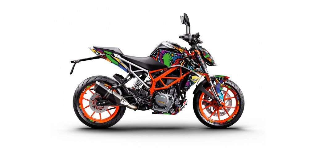 KTM DUKE 125-200-250-390 / 2017-2022 GRAPHIC STICKER SET - DECAL KIT 