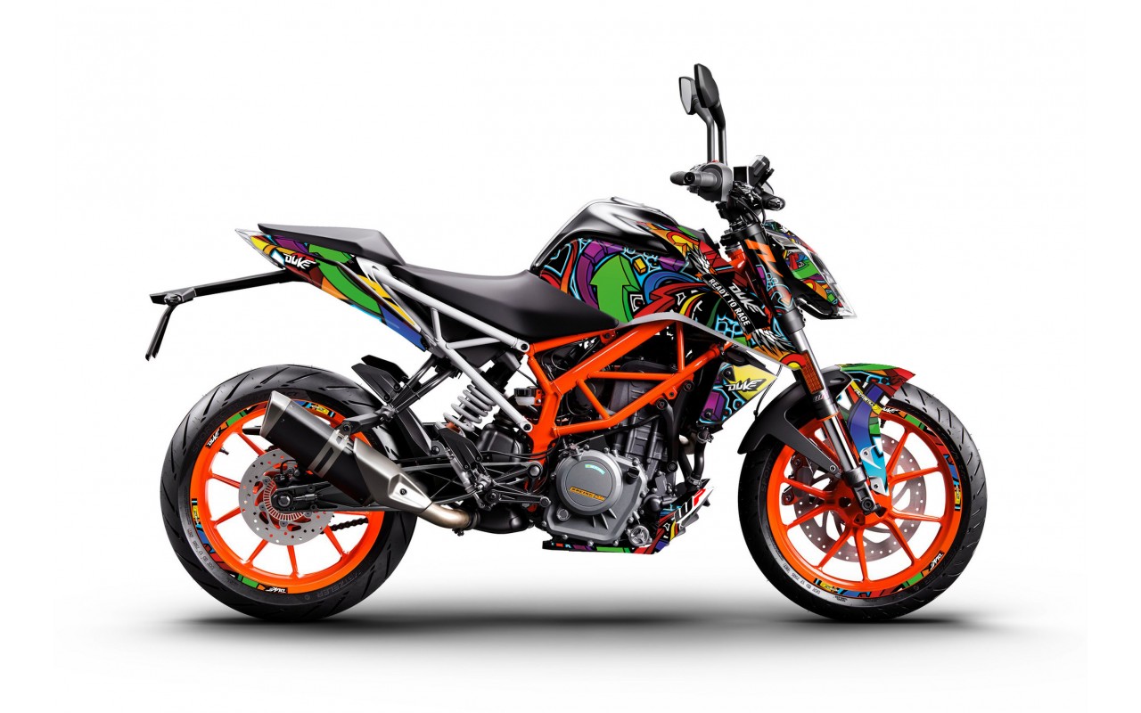 KTM DUKE 125-200-250-390 / 2017-2022 GRAPHIC STICKER SET - DECAL KIT 