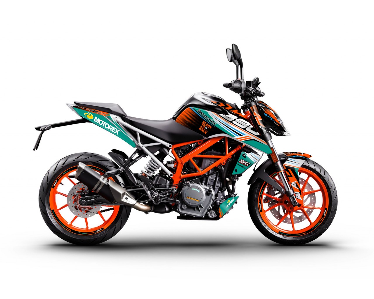 KTM DUKE 125-200-250-390 / 2017-2022 GRAPHIC STICKER SET - DECAL KIT 