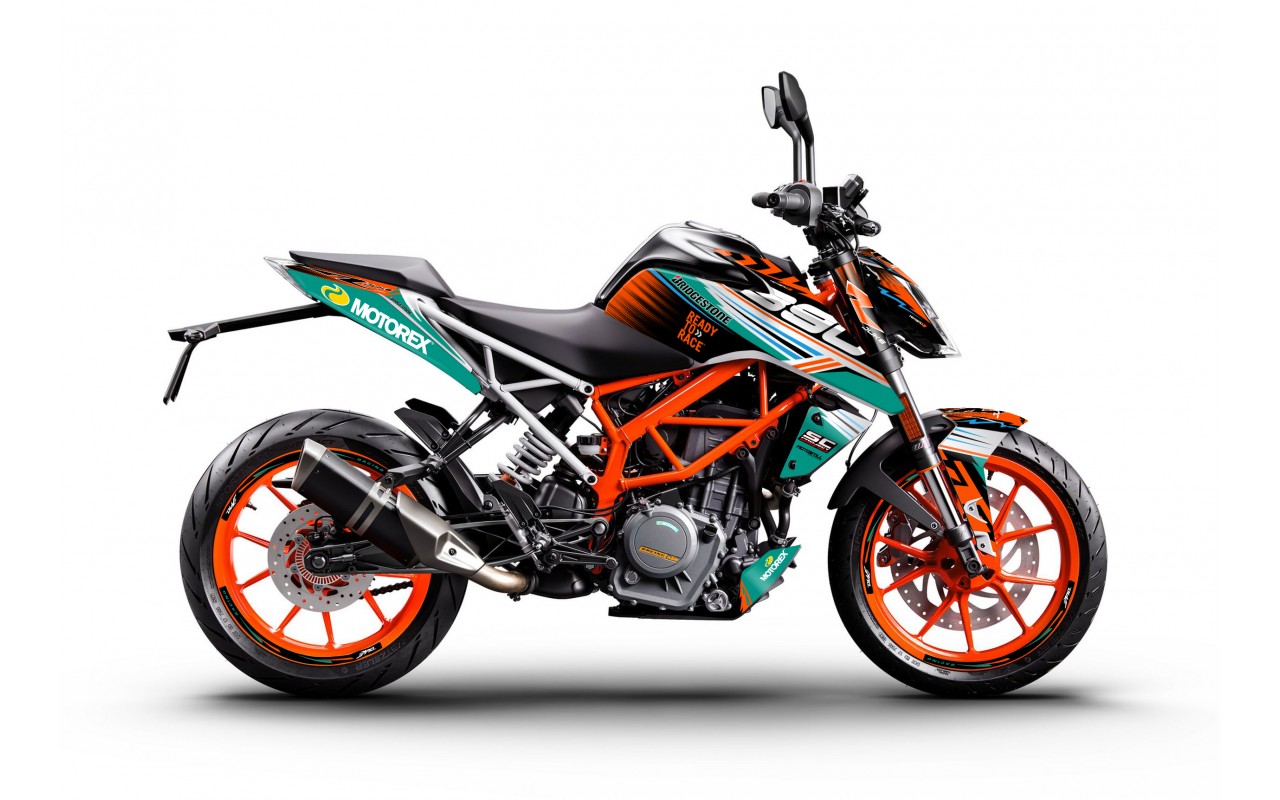 KTM DUKE 125-200-250-390 / 2017-2022 GRAPHIC STICKER SET - DECAL KIT 