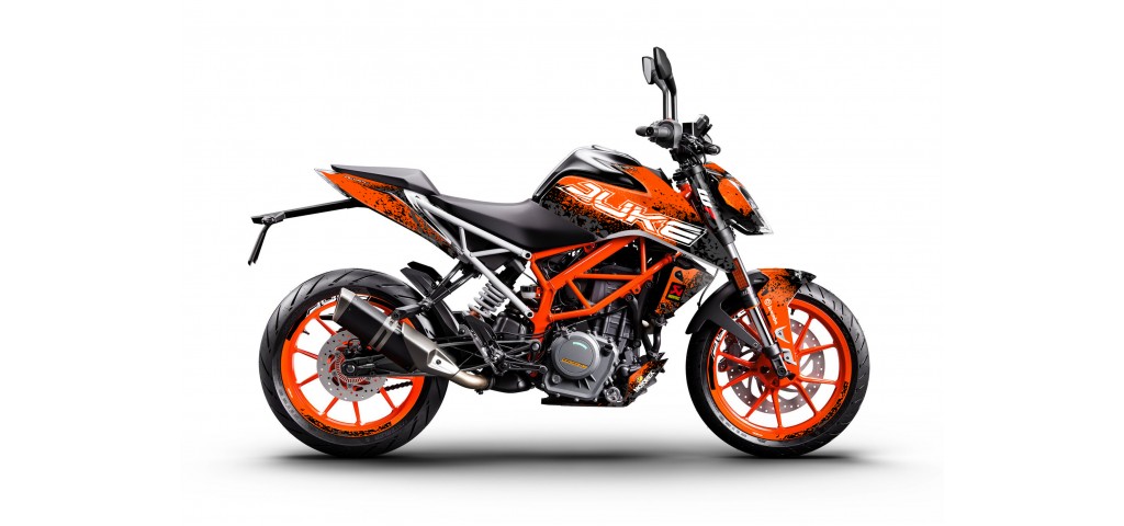 KTM DUKE 125-200-250-390 / 2017-2022 GRAPHIC STICKER SET - DECAL KIT 
