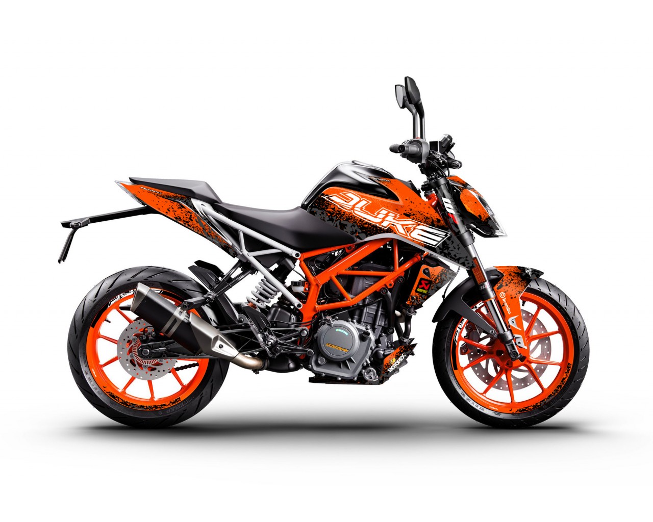 KTM DUKE 125-200-250-390 / 2017-2022 GRAPHIC STICKER SET - DECAL KIT 