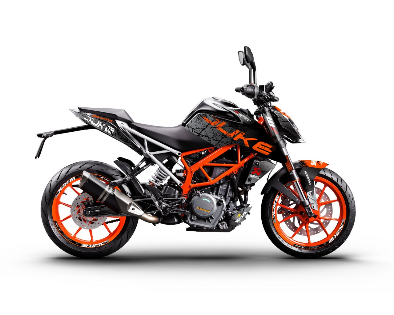 KTM DUKE 125-200-250-390 / 2017-2022 GRAPHIC STICKER SET - DECAL KIT 