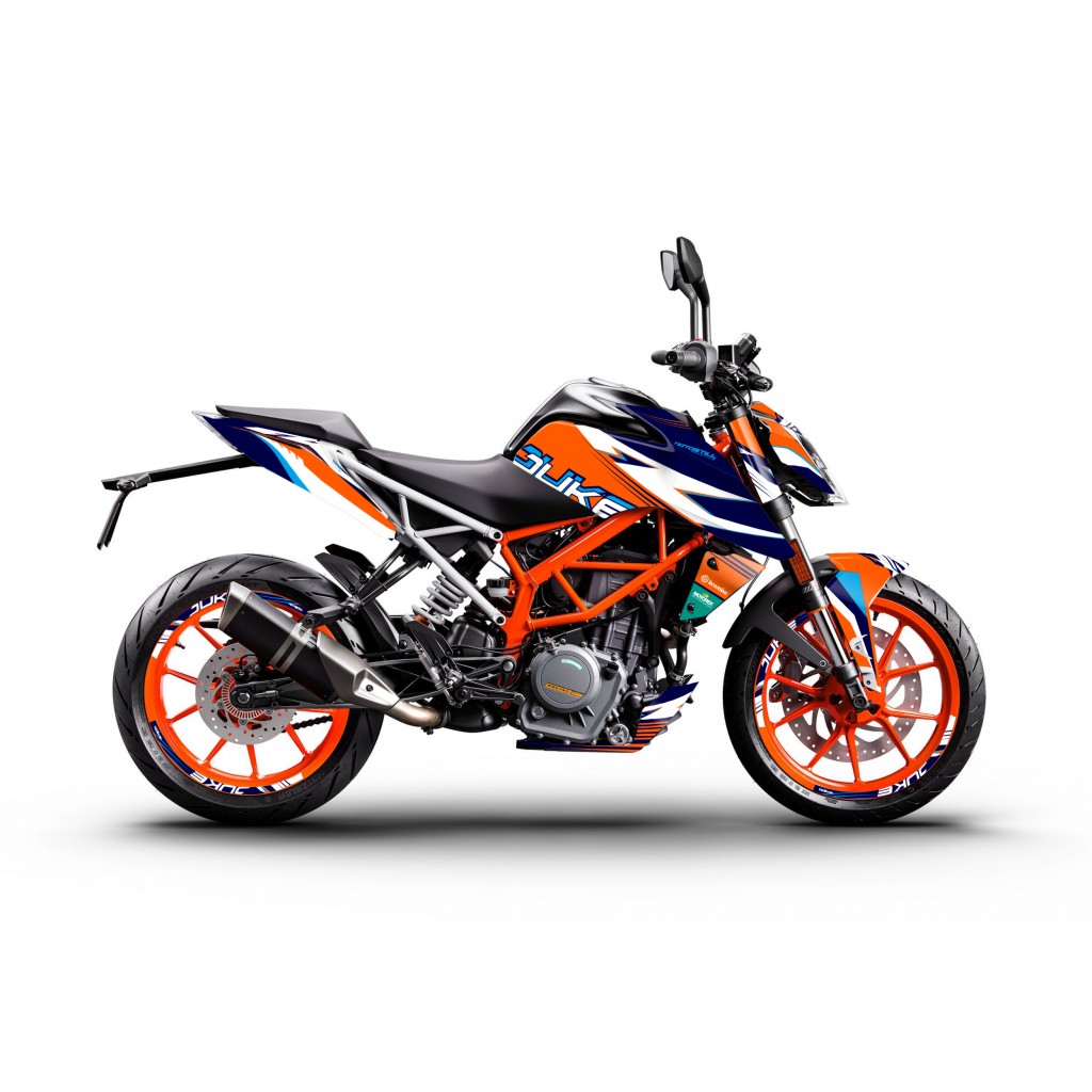KTM DUKE 125-200-250-390 / 2017-2022 GRAPHIC STICKER SET - DECAL KIT 