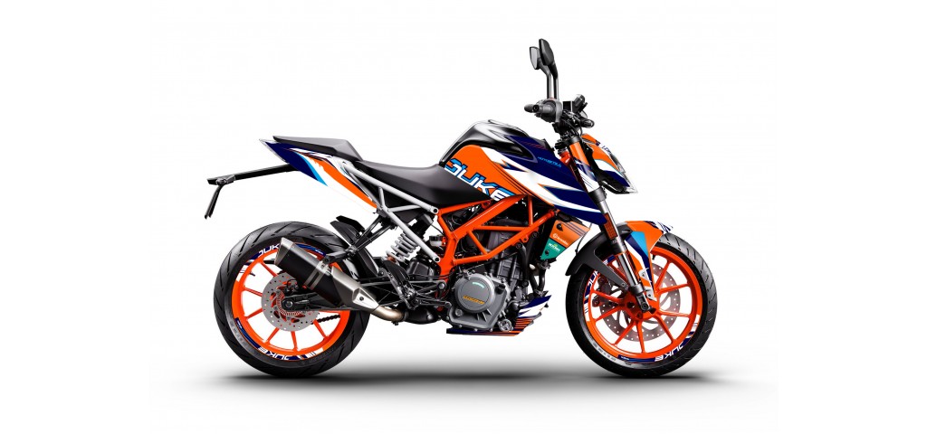 KTM DUKE 125-200-250-390 / 2017-2022 GRAPHIC STICKER SET - DECAL KIT 