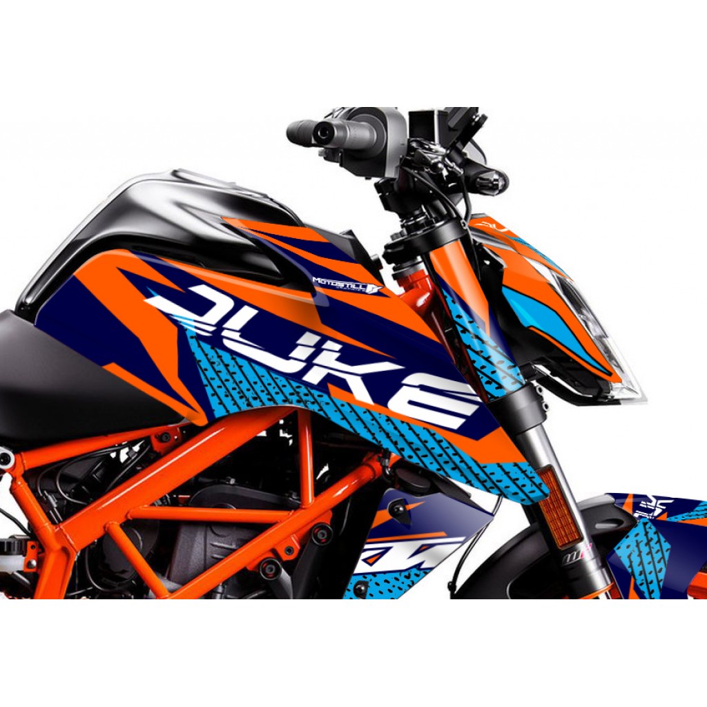 KTM DUKE 125 - 200 - 250 - 390 / 2017 - 2022 GRAPHIC SET - DECAL KIT 