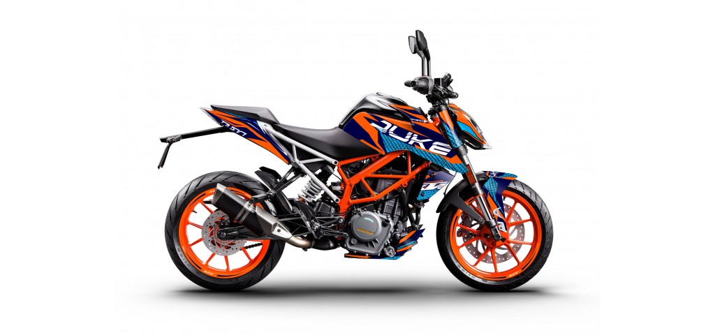 KTM DUKE 125-200-250-390 / 2017-2022 GRAPHIC STICKER SET - DECAL KIT 