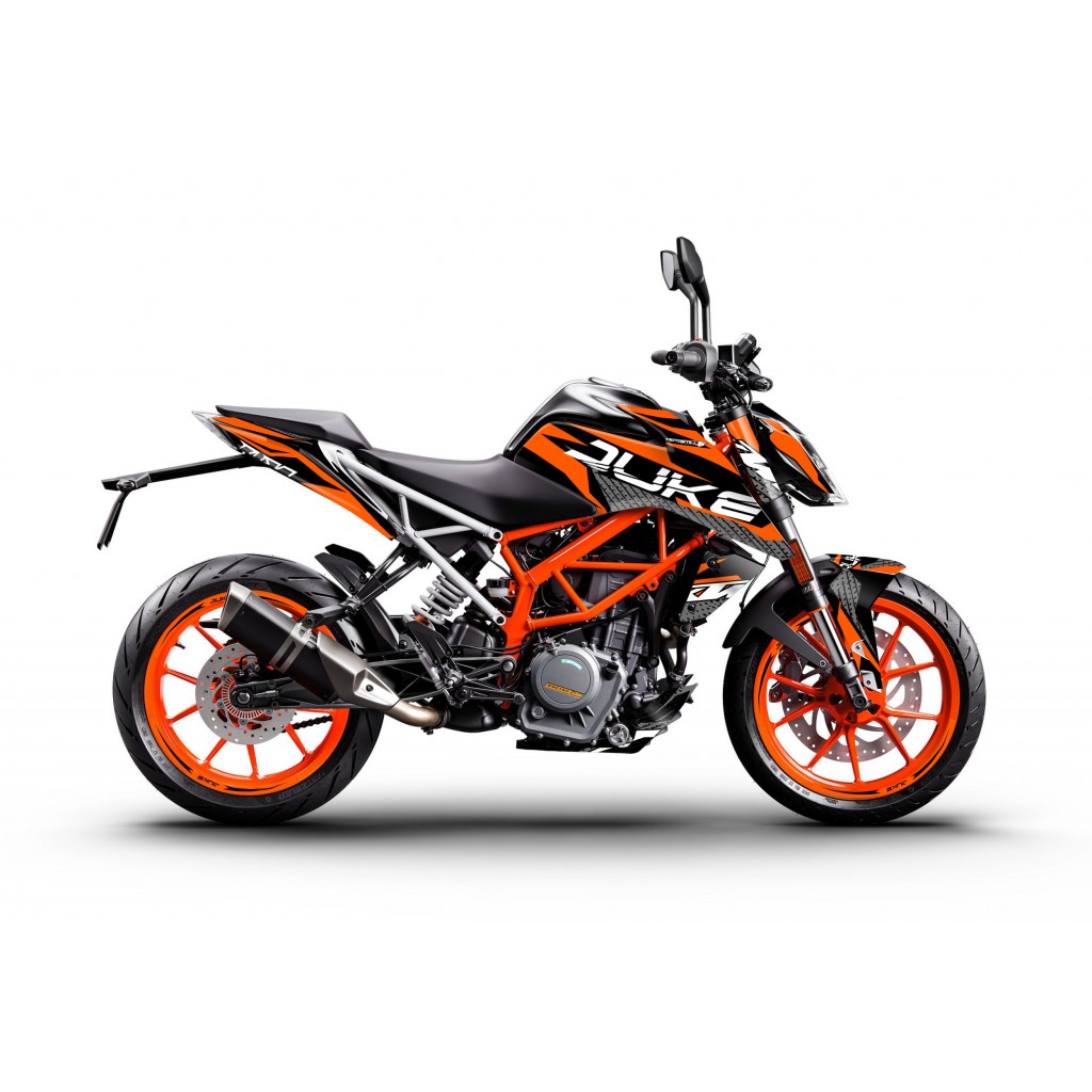 KTM DUKE 125-200-250-390 / 2017-2022 GRAPHIC STICKER SET - DECAL KIT 