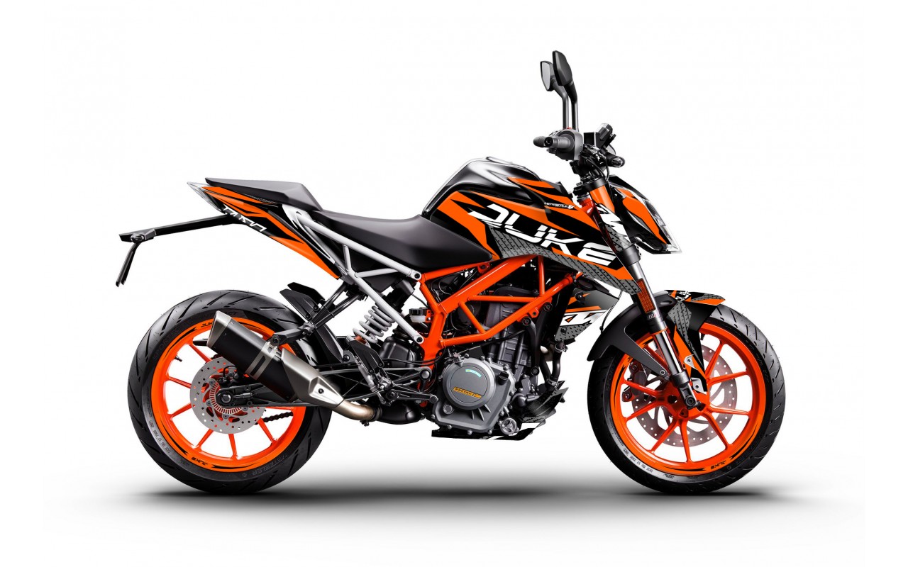KTM DUKE 125-200-250-390 / 2017-2022 GRAPHIC STICKER SET - DECAL KIT 