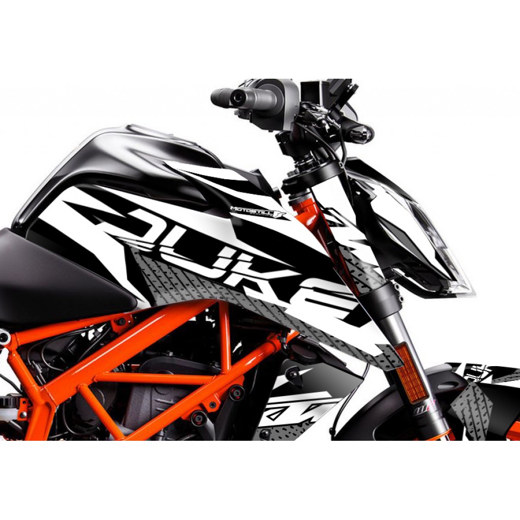 KTM DUKE 125 - 200 - 250 - 390 / 2017 - 2022 GRAPHIC SET - DECAL KIT 