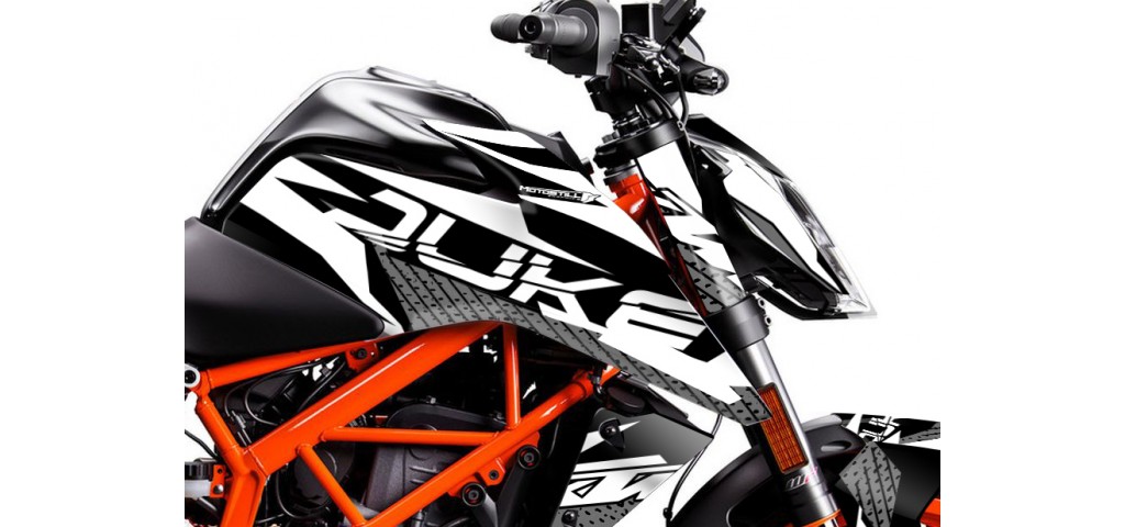 KTM DUKE 125 - 200 - 250 - 390 / 2017 - 2022 GRAPHIC SET - DECAL KIT 