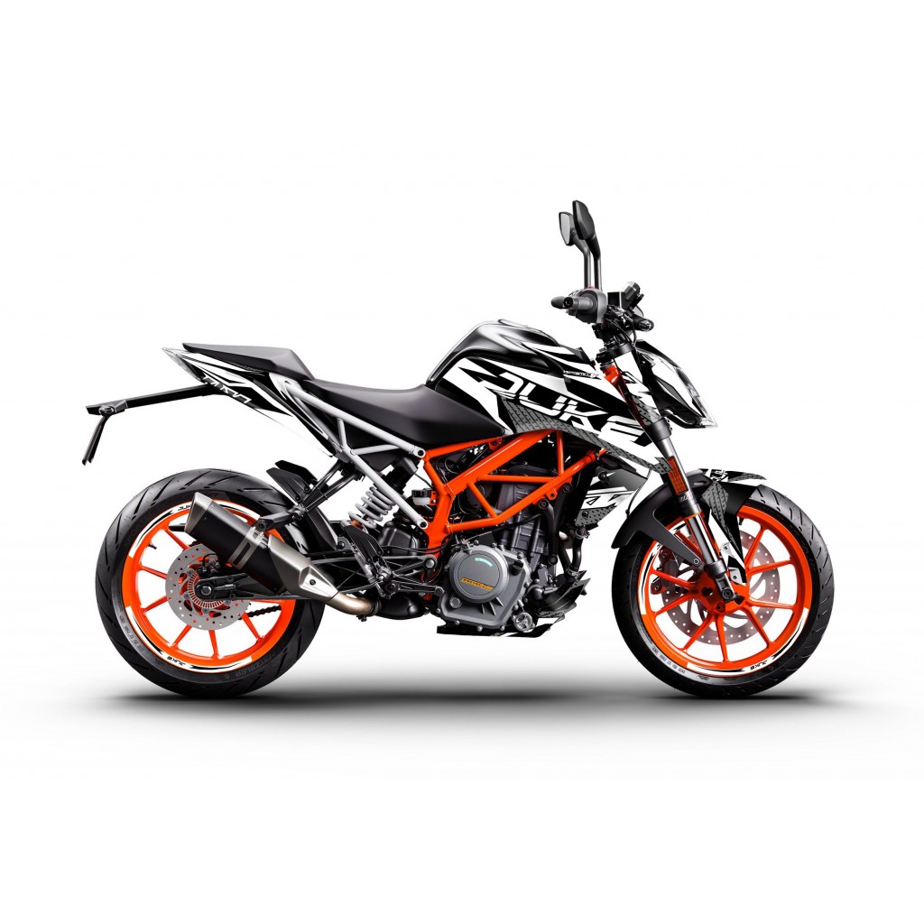 KTM DUKE 125-200-250-390 / 2017-2022 GRAPHIC STICKER SET - DECAL KIT 