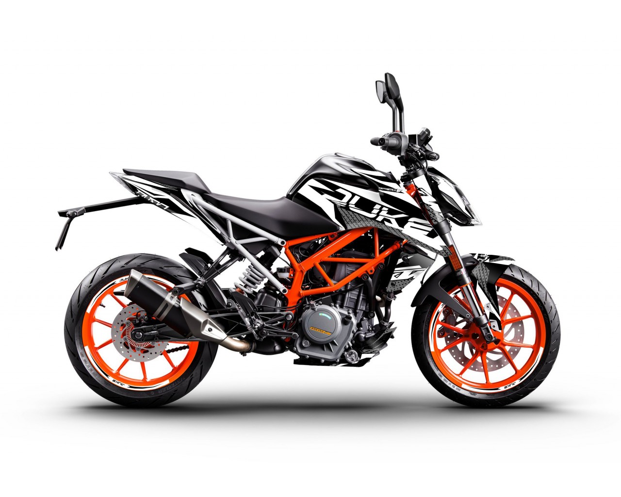 KTM DUKE 125-200-250-390 / 2017-2022 GRAPHIC STICKER SET - DECAL KIT 