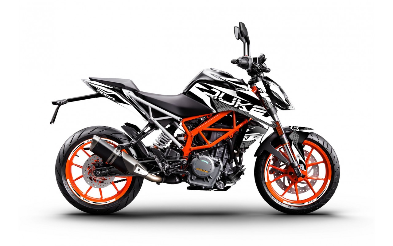 KTM DUKE 125-200-250-390 / 2017-2022 GRAPHIC STICKER SET - DECAL KIT 