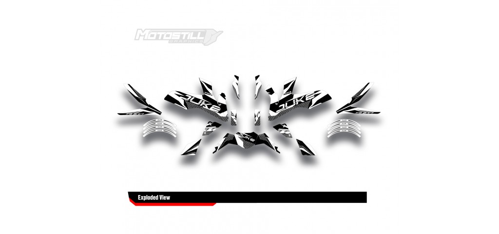 KTM DUKE 125-200-250-390 / 2017-2022 GRAPHIC STICKER SET - DECAL KIT 