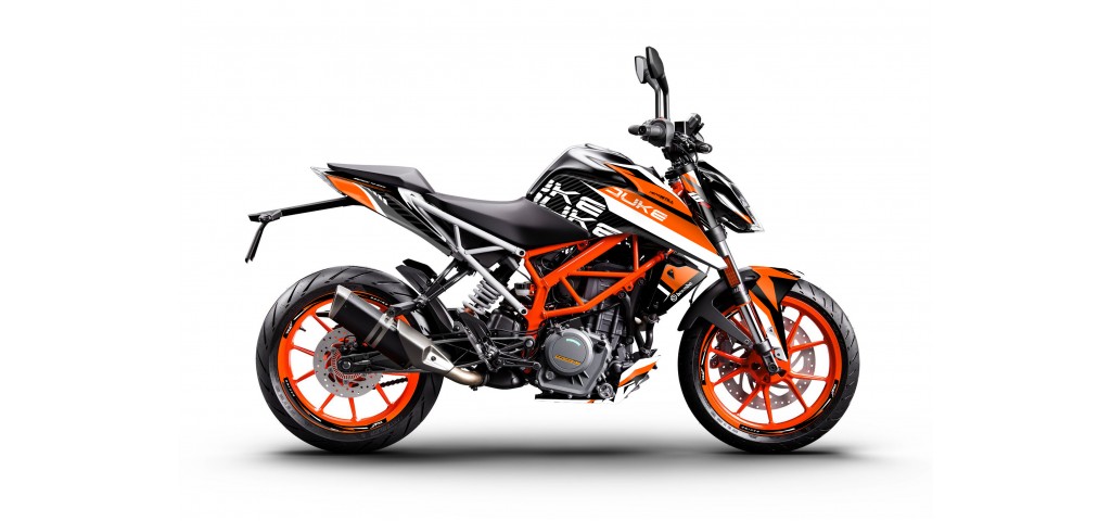 KTM DUKE 125-200-250-390 / 2017-2022 GRAPHIC STICKER SET - DECAL KIT 