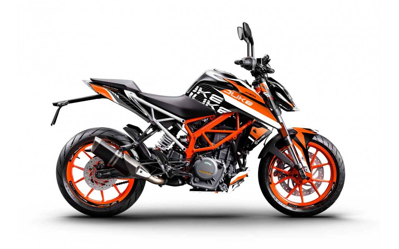 KTM DUKE 125-200-250-390 / 2017-2022 GRAPHIC STICKER SET - DECAL KIT 