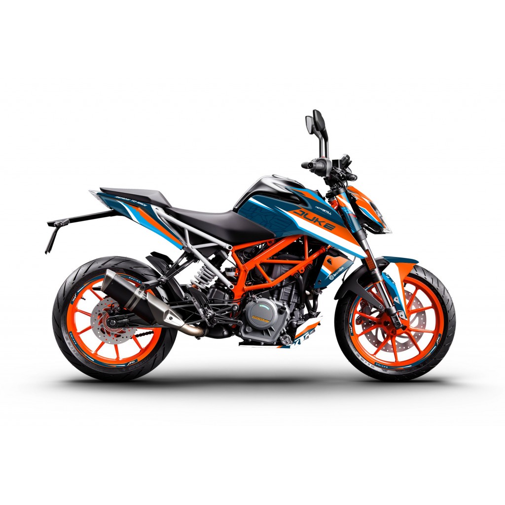 KTM DUKE 125-200-250-390 / 2017-2022 GRAPHIC STICKER SET - DECAL KIT 