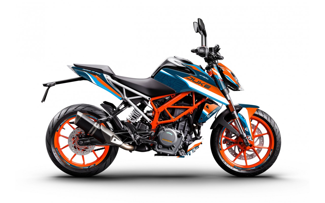 KTM DUKE 125-200-250-390 / 2017-2022 GRAPHIC STICKER SET - DECAL KIT 