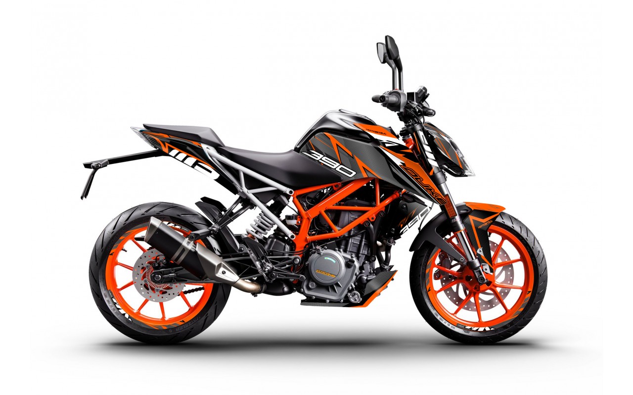 KTM DUKE 125-200-250-390 / 2017-2022 GRAPHIC STICKER SET - DECAL KIT 
