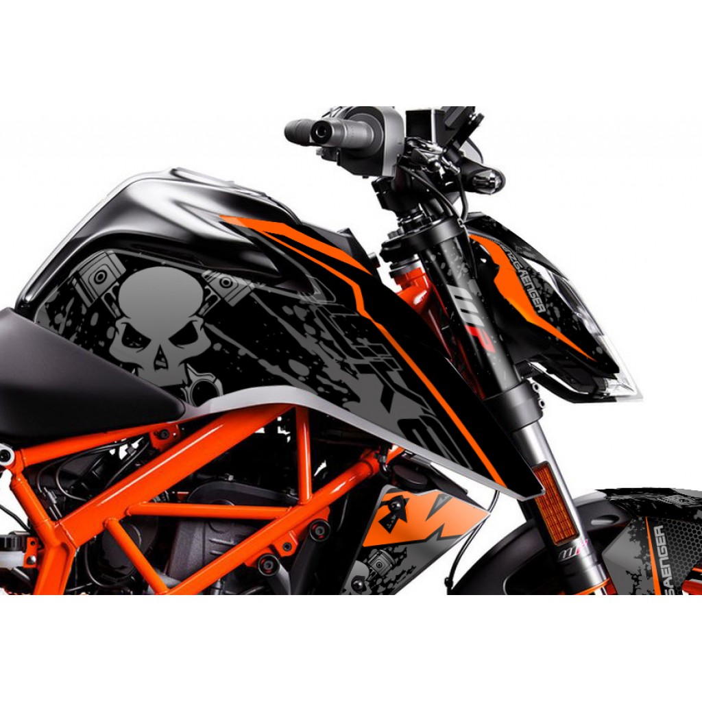 KTM DUKE 125 - 200 - 250 - 390 / 2017 - 2022 GRAPHIC SET - DECAL KIT 