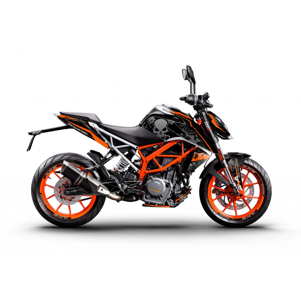 KTM DUKE 125-200-250-390 / 2017-2022 GRAPHIC STICKER SET - DECAL KIT 