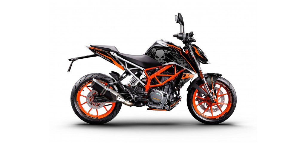 KTM DUKE 125-200-250-390 / 2017-2022 GRAPHIC STICKER SET - DECAL KIT 