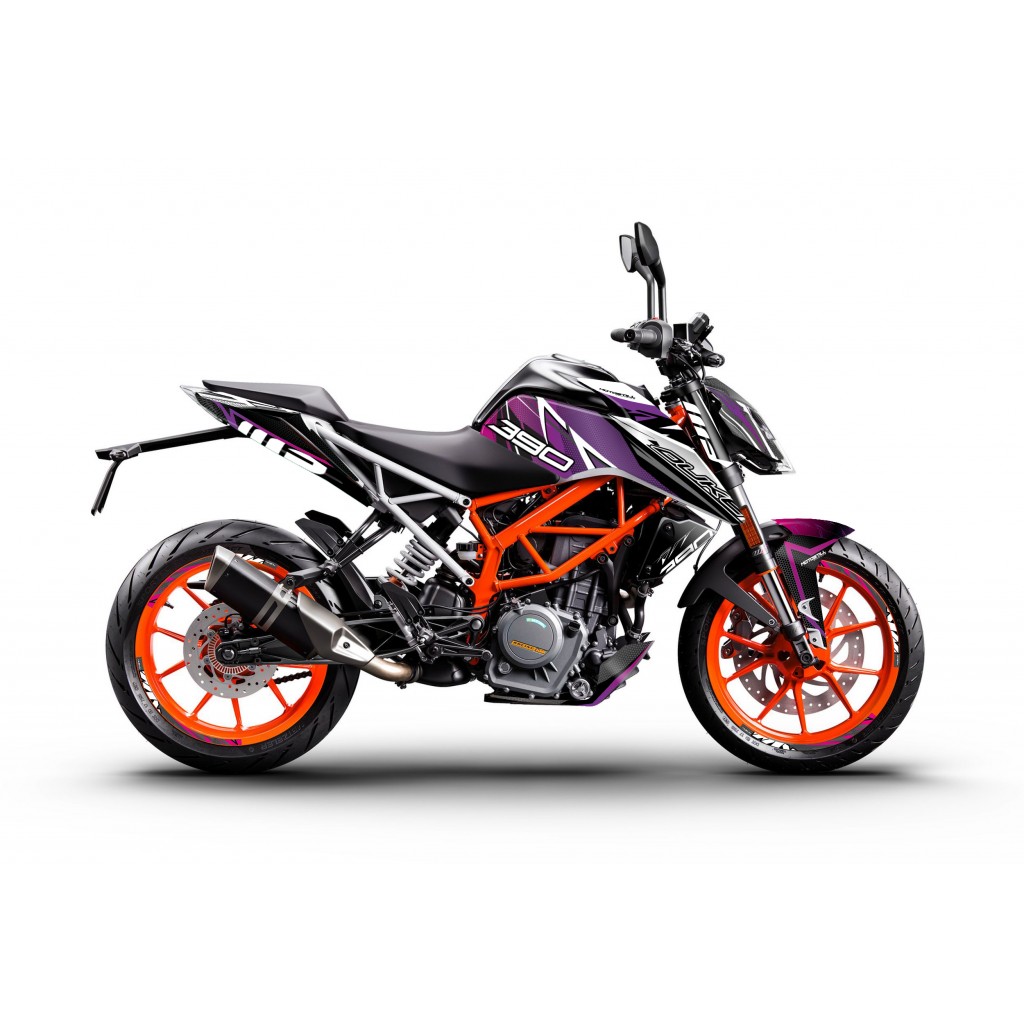 KTM DUKE 125-200-250-390 / 2017-2022 GRAPHIC STICKER SET - DECAL KIT 