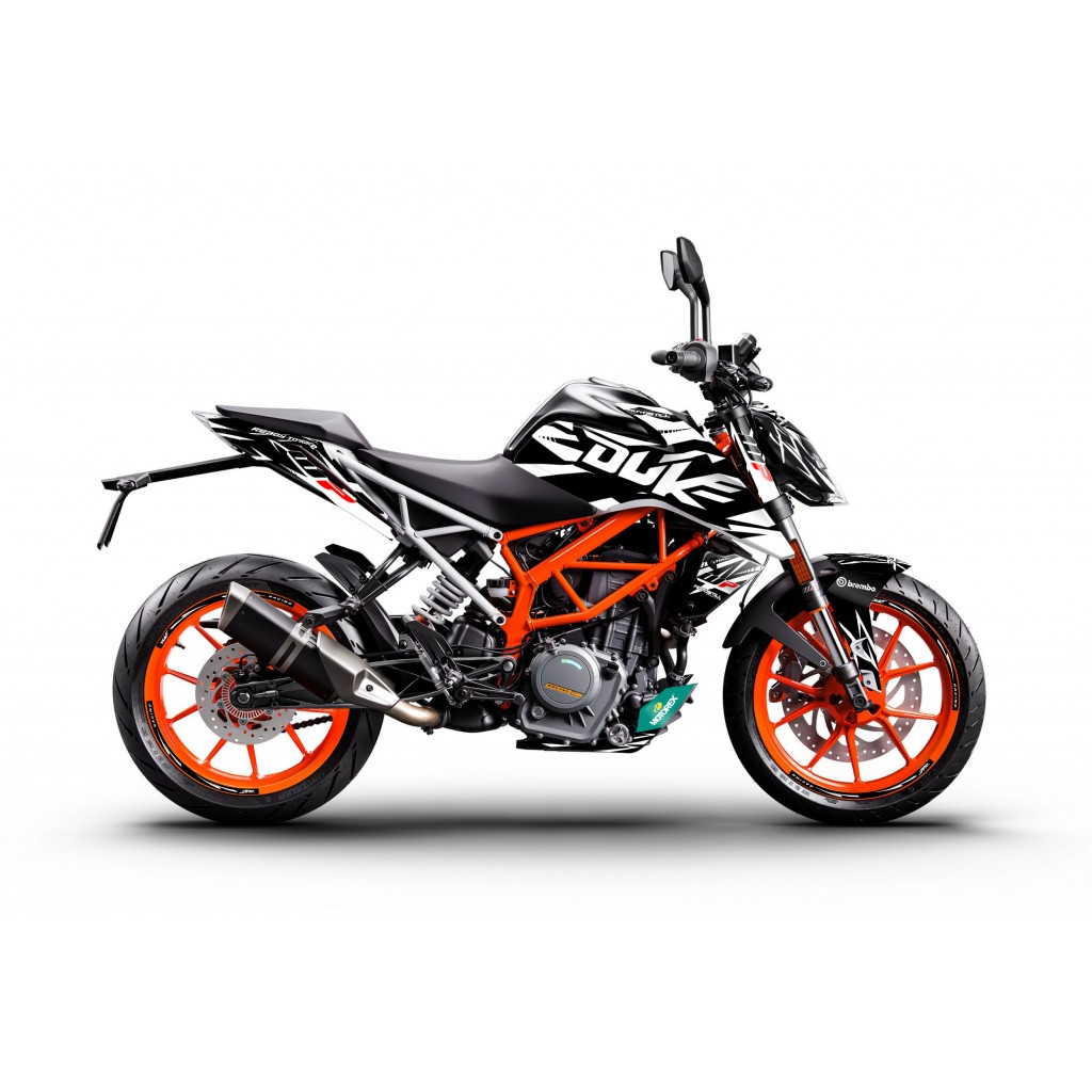 KTM DUKE 125-200-250-390 / 2017-2022 GRAPHIC STICKER SET - DECAL KIT 