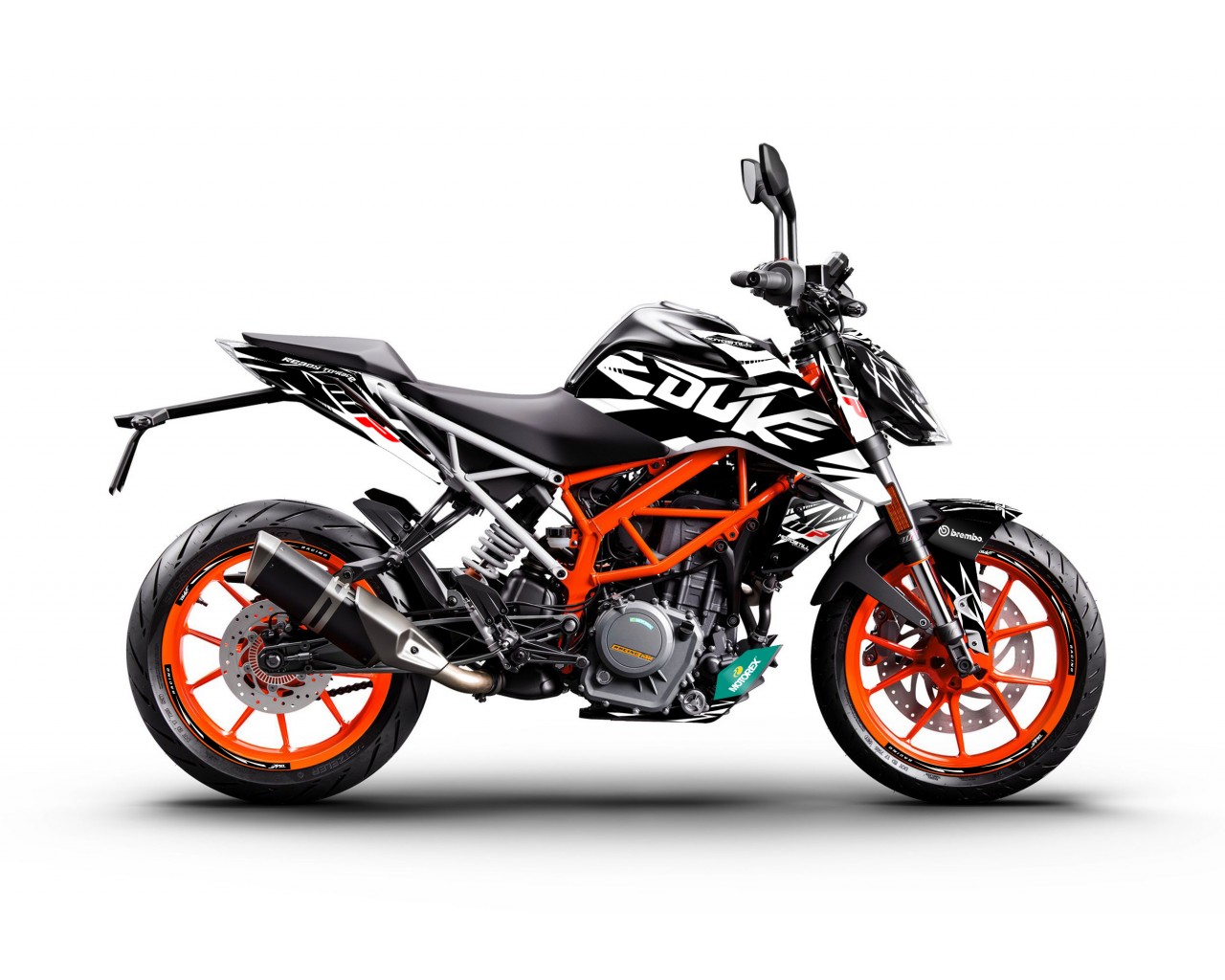 KTM DUKE 125-200-250-390 / 2017-2022 GRAPHIC STICKER SET - DECAL KIT 