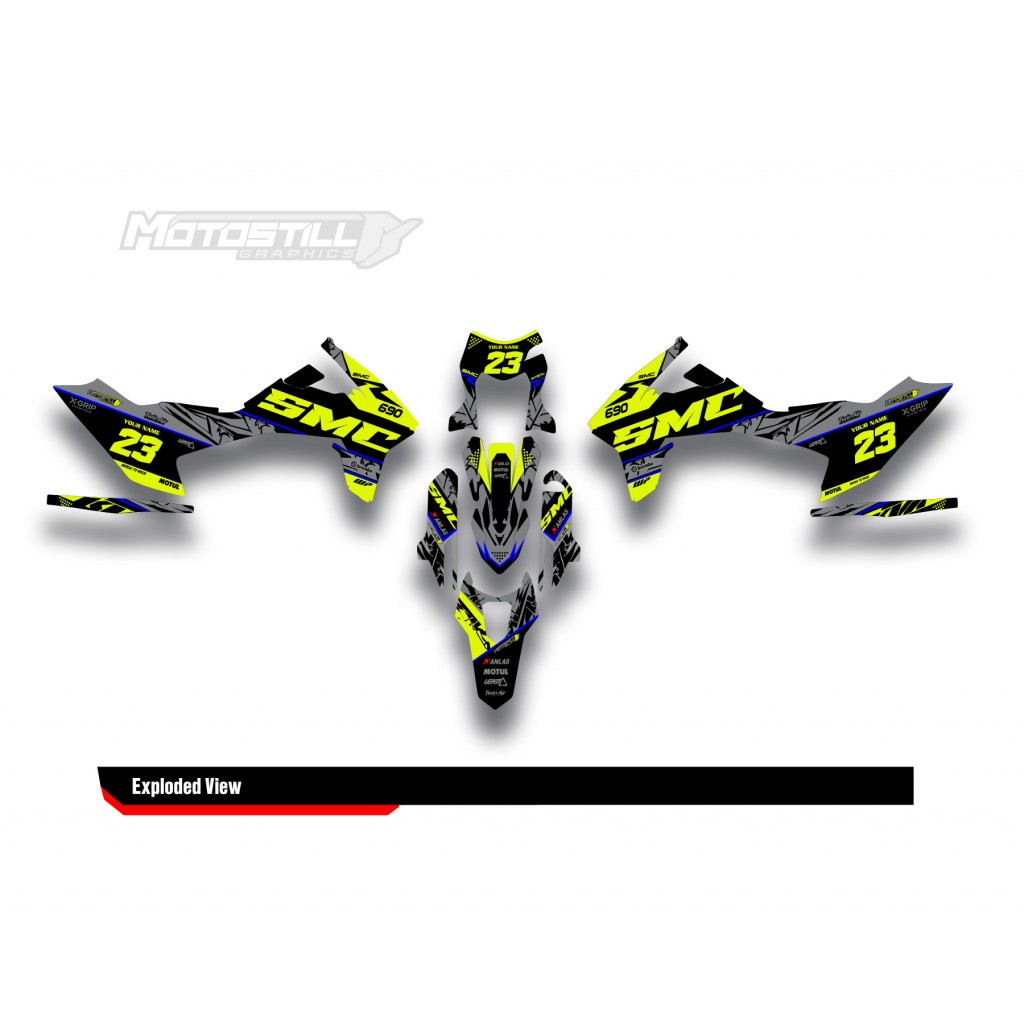 KTM 690 SMC-R  GRAPHIC STICKER SET - DECAL KIT