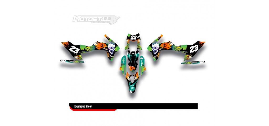 KTM 690 SMC-R  GRAPHIC STICKER SET - DECAL KIT