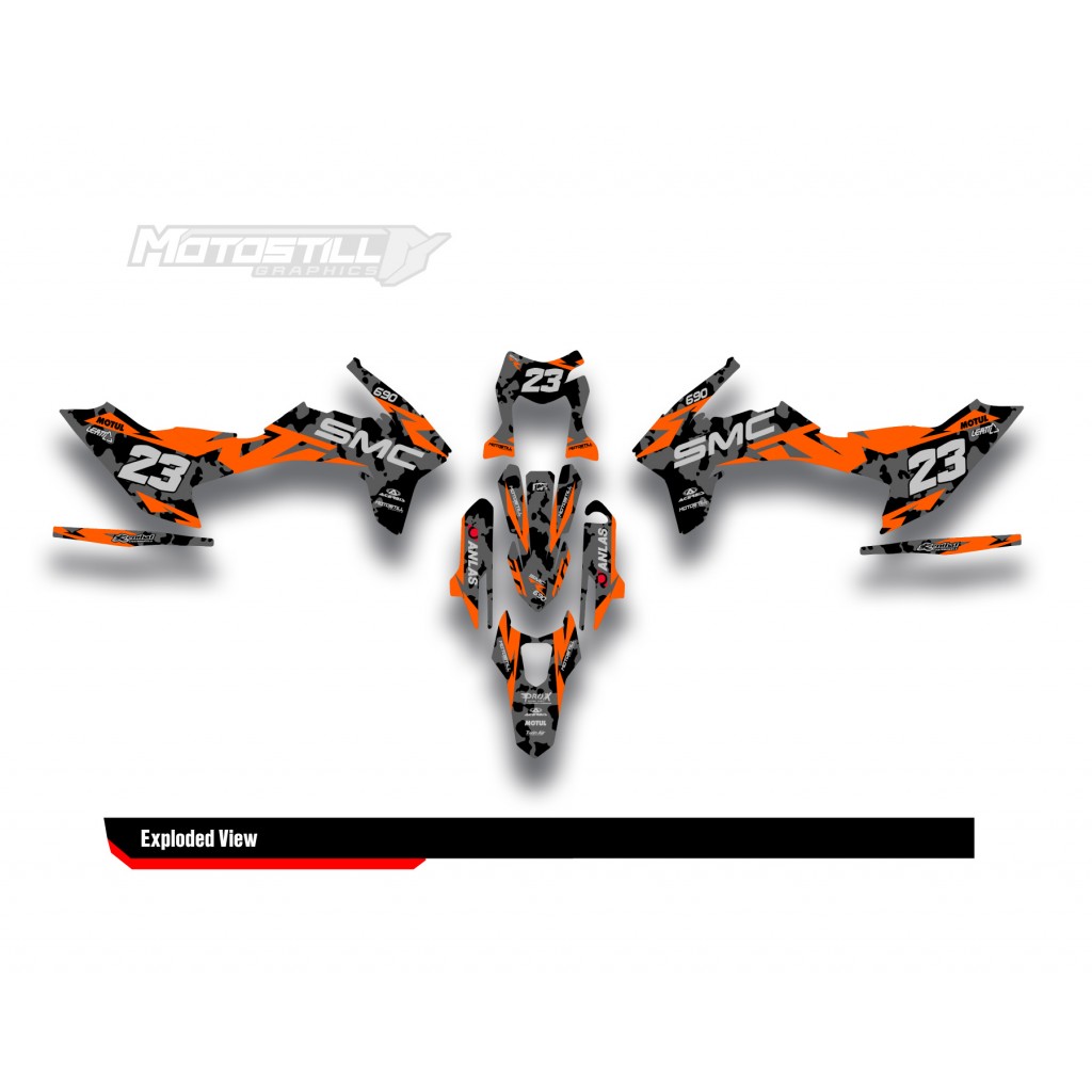 KTM 690 SMC-R  GRAPHIC STICKER SET - DECAL KIT
