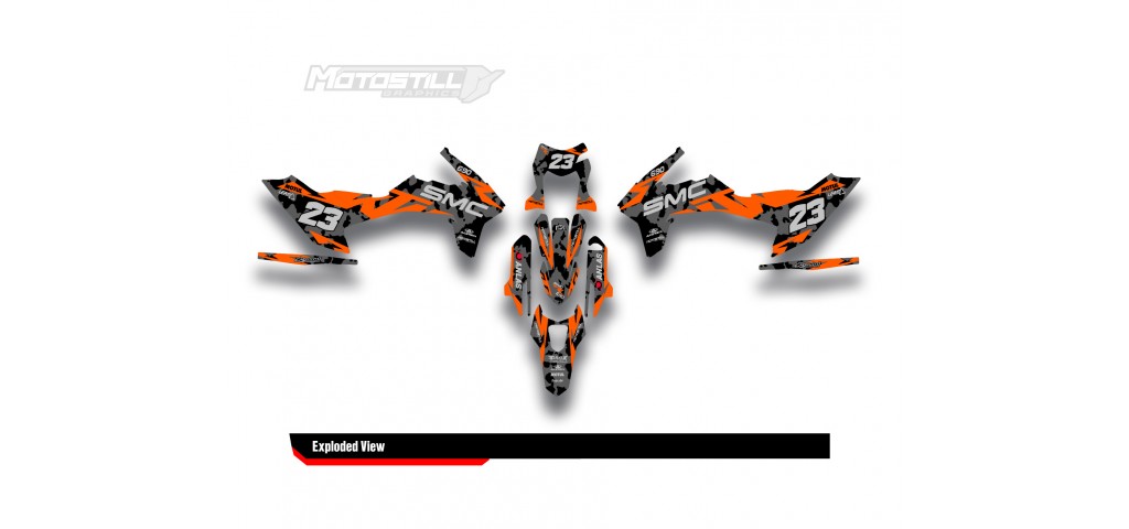 KTM 690 SMC-R  GRAPHIC STICKER SET - DECAL KIT