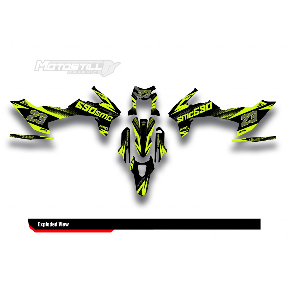 KTM 690 SMC-R  GRAPHIC STICKER SET - DECAL KIT