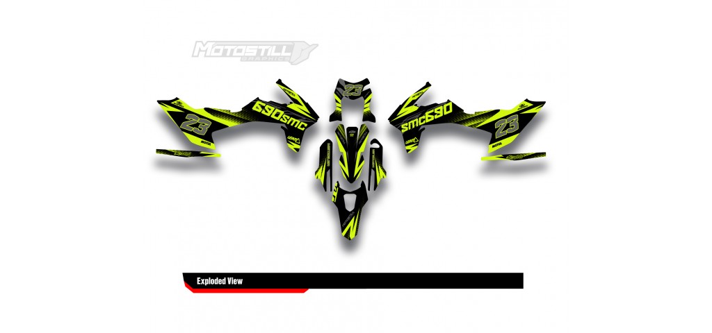 KTM 690 SMC-R  GRAPHIC STICKER SET - DECAL KIT