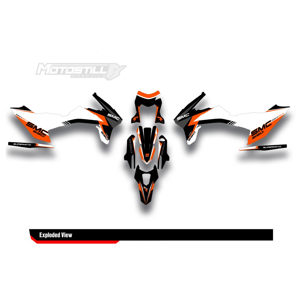 KTM 690 SMC-R  GRAPHIC STICKER SET - DECAL KIT